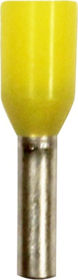 Eclipse Tools 701-031-100 - Insulated Yellow Wire Ferrules, 18 AWG x 12mm, 100 pcs