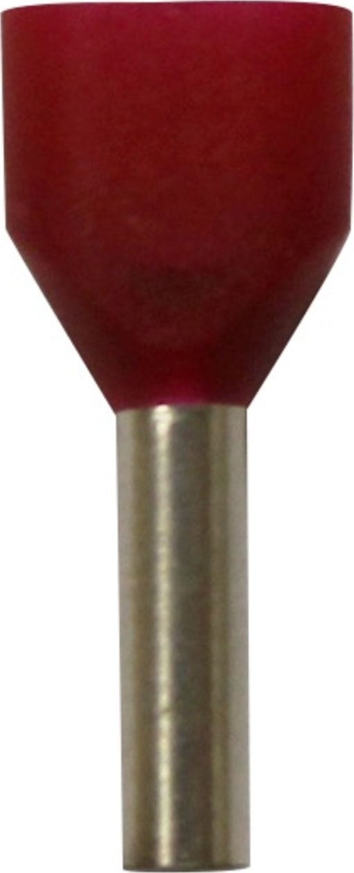 Eclipse Tools 701-090-100 - Twin Red Wire Ferrules, 2x18 AWG x 16mm, 100 pcs