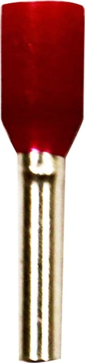 Eclipse Tools 701-099-100 - Insulated Red Wire Ferrules, 18 AWG x 14mm, 100 pcs