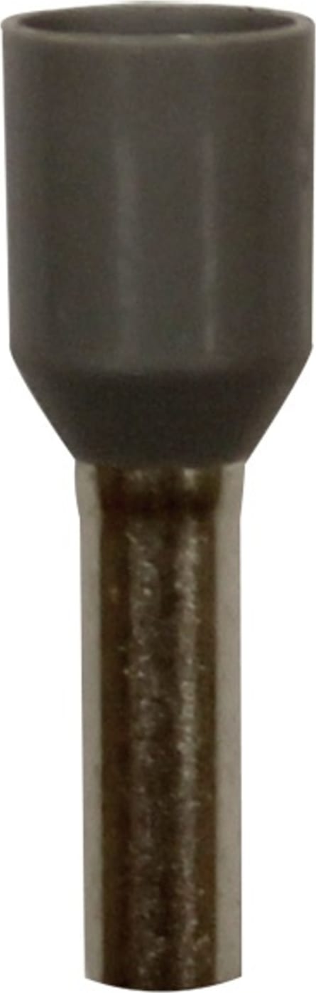 Eclipse Tools 701-102-100 - Insulated Gray Wire Ferrules, 14 AWG x 15mm, 100 pcs