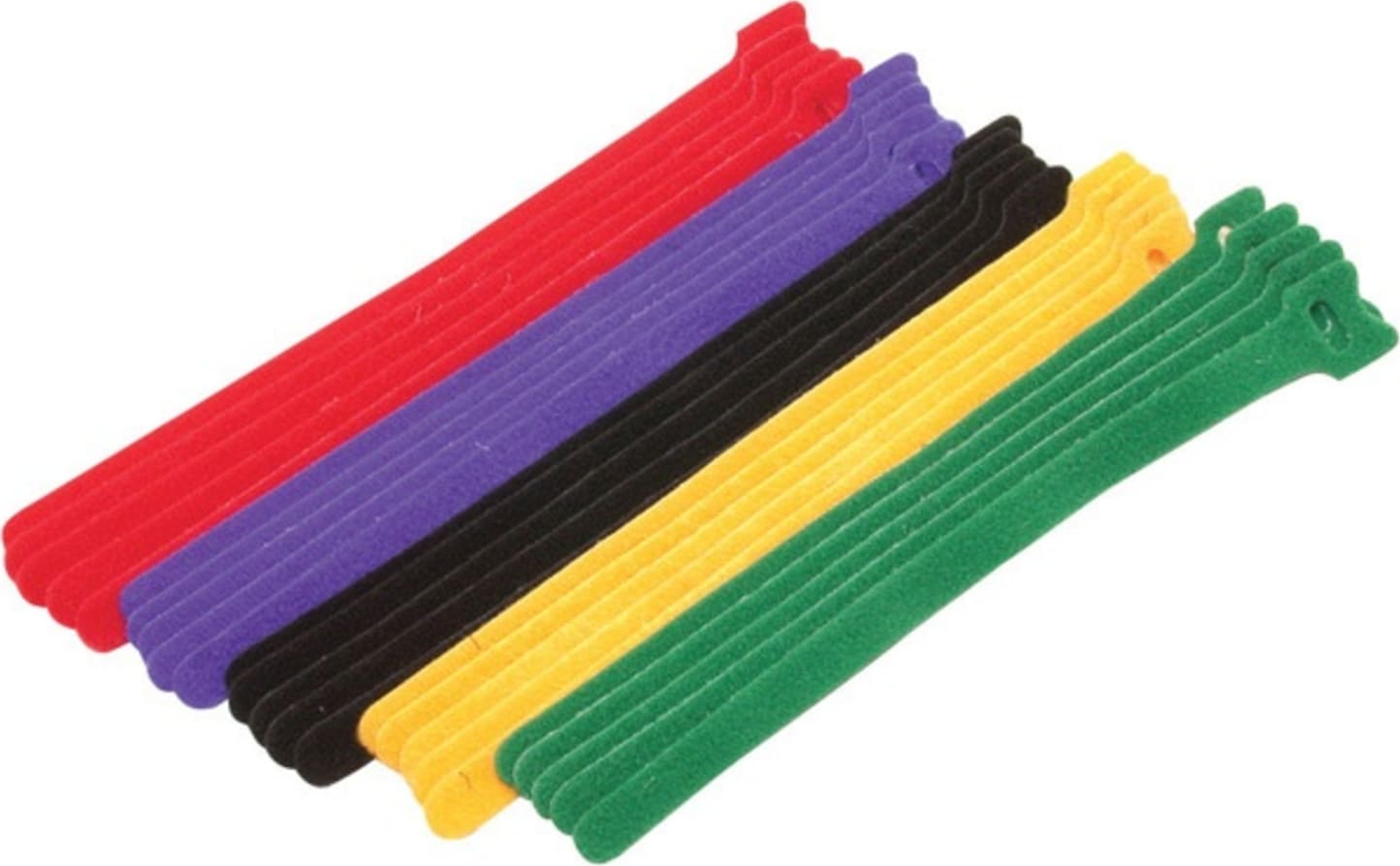 Eclipse Tools 900-098-AST - Hook & Loop Cable Tie Assortment 15 pcs - 3 Each Color