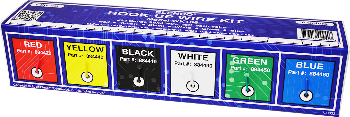 Elenco WK-106 6 Color Wire Kit