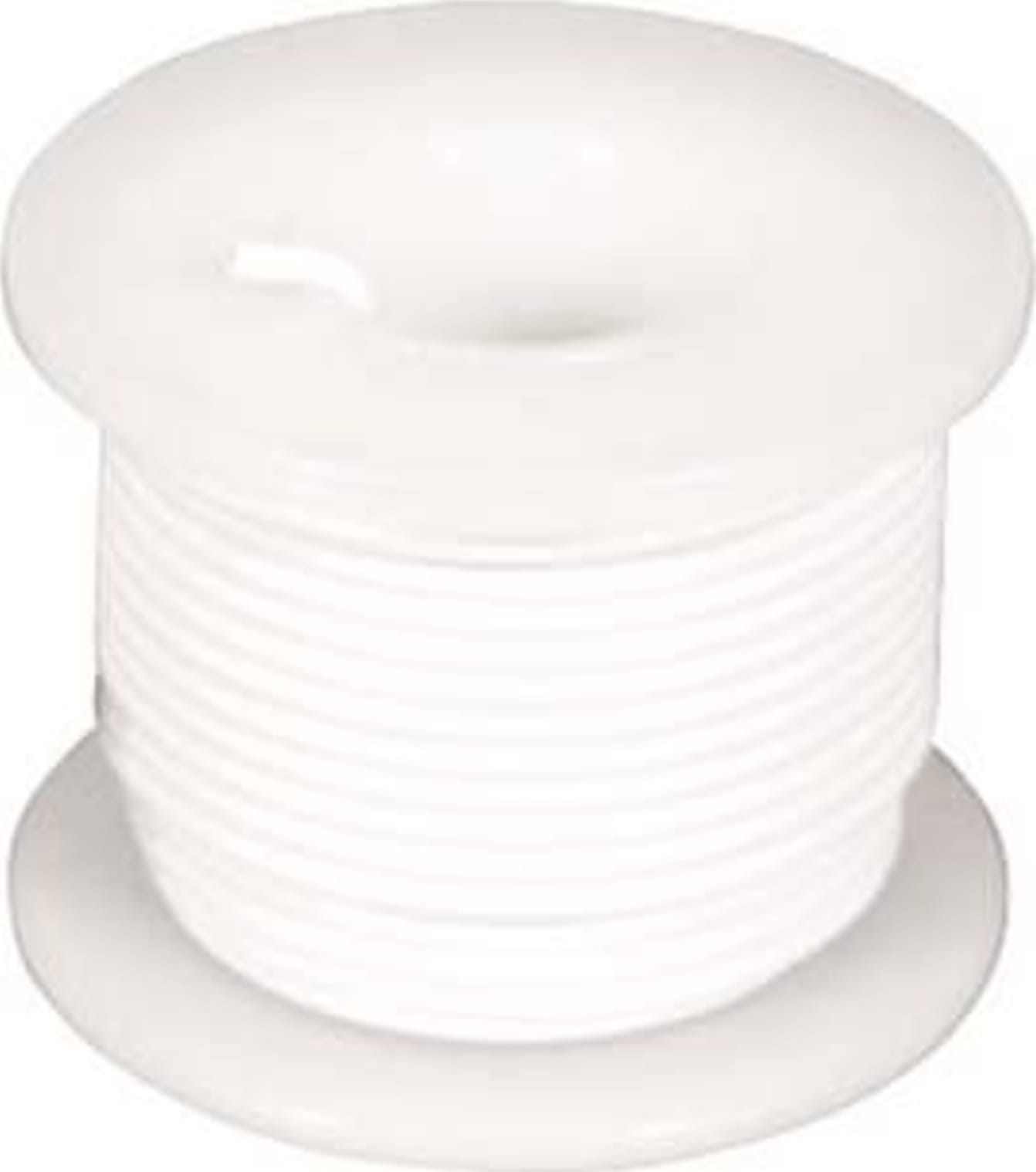 Elenco 885290 White 22 AWG Stranded 25 ft.