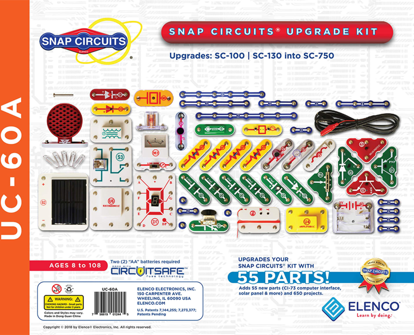 Elenco UC-60A Snap Circuits Upgrade Kit