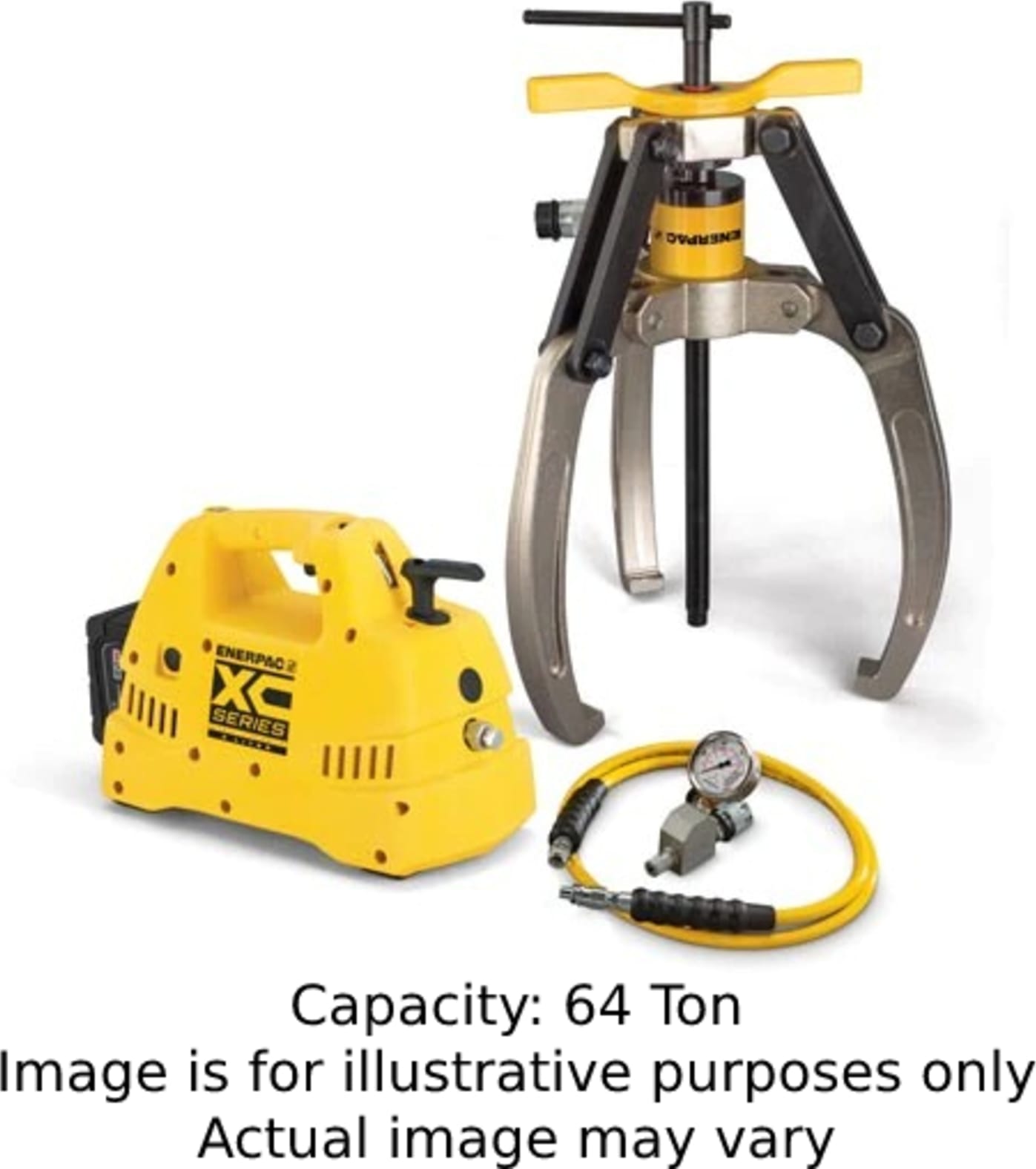 Enerpac LGHS Series Hydraulic Lock-Grip Puller Set with Cordless Pump