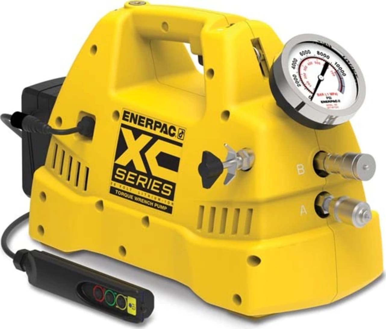 Enerpac XC Series Cordless Hydraulic Torque Wrench Pump, 120 in3