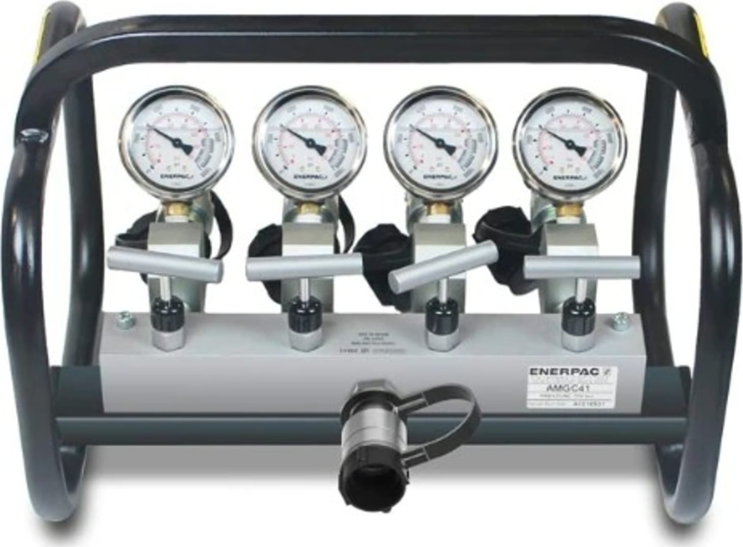Enerpac AMGC41 - Split Flow Hydraulic Manifold with Gauges