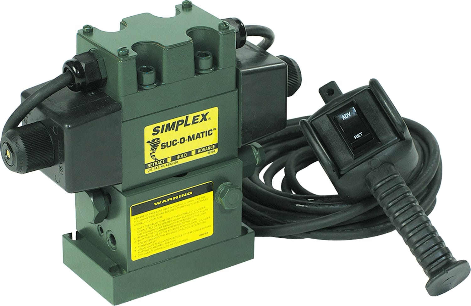 Enerpac VPSL31 - 3-Position, 3-Way, Solenoid Valve w/ Remote Pendant Switch & Built-in Pilot Operated Check Valve