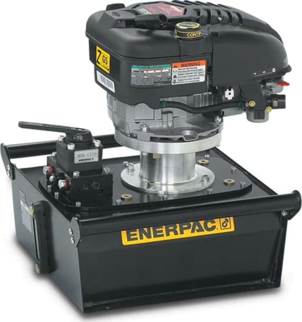 Enerpac ZG5410MX-BR - Two Speed Gas Hydraulic Pump, 4/3 Manual Valve, 2.5 Gal Usable Oil, Briggs & Stratton Motor