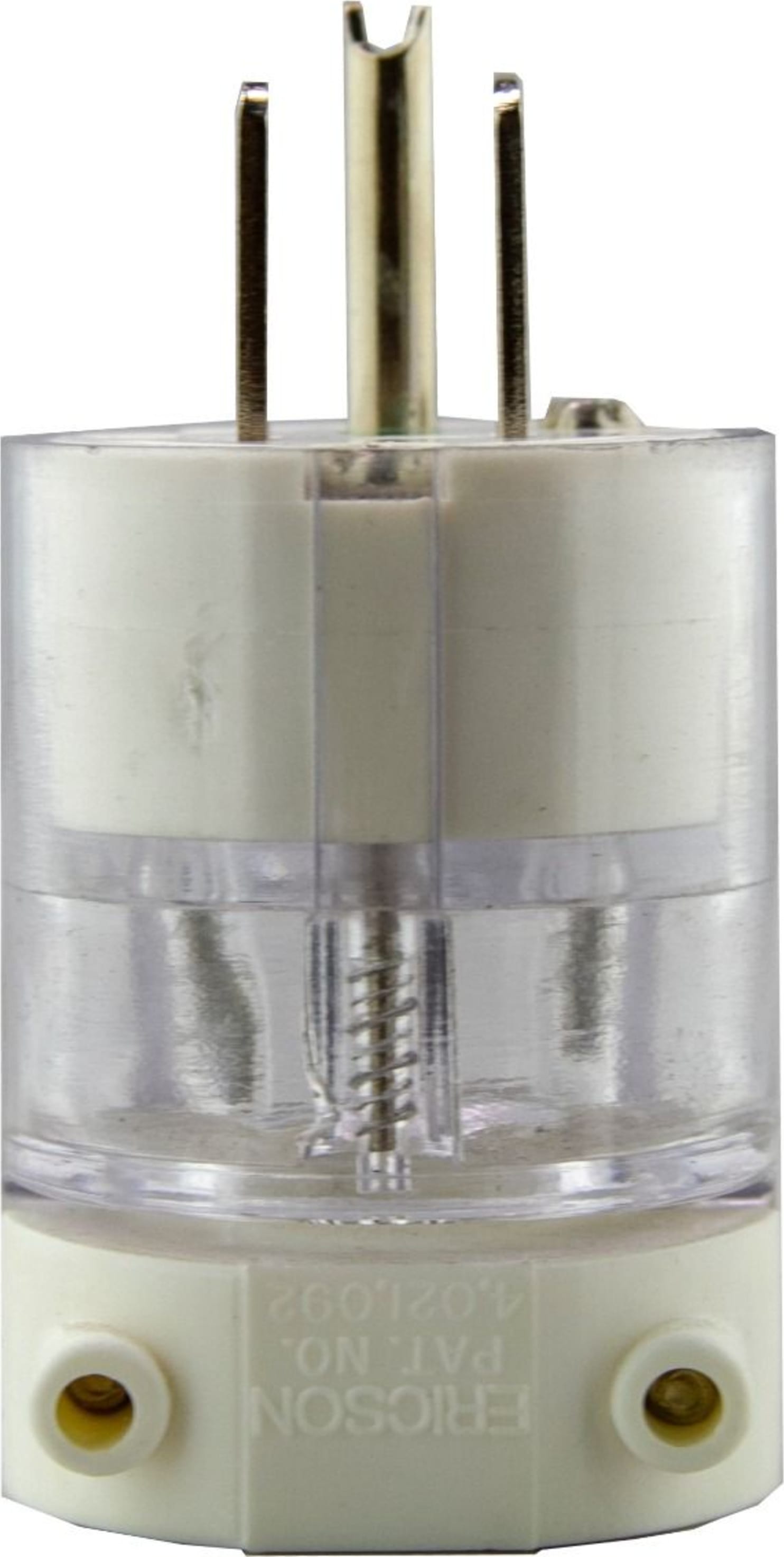 Ericson Straight Blade Hospital Grade Clear Plug