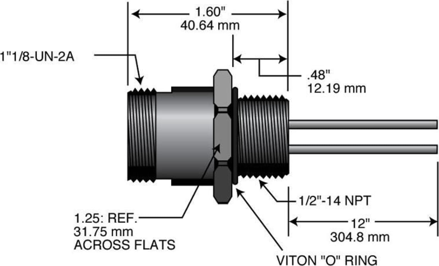 Ericson 812FRC-18 - Mini-Sync Receptacle female Straight 12 Pole