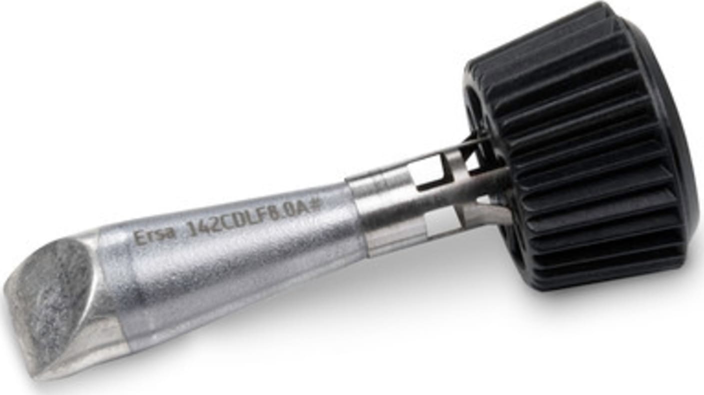 Ersa 0142CDLF80A/SB - Chisel-Shaped, Asymmetric, 8.0 mm