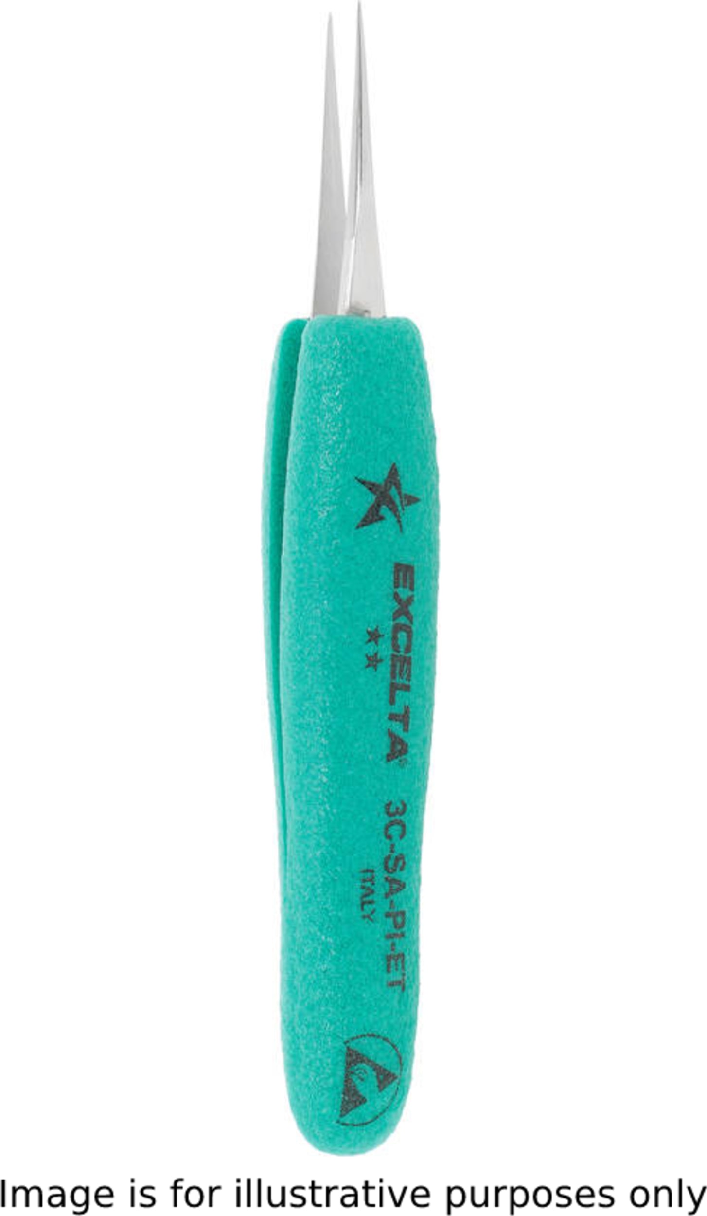 Excelta 3C-SA-PI-ET Ergonomic Tweezers, Ergo-Tweeze