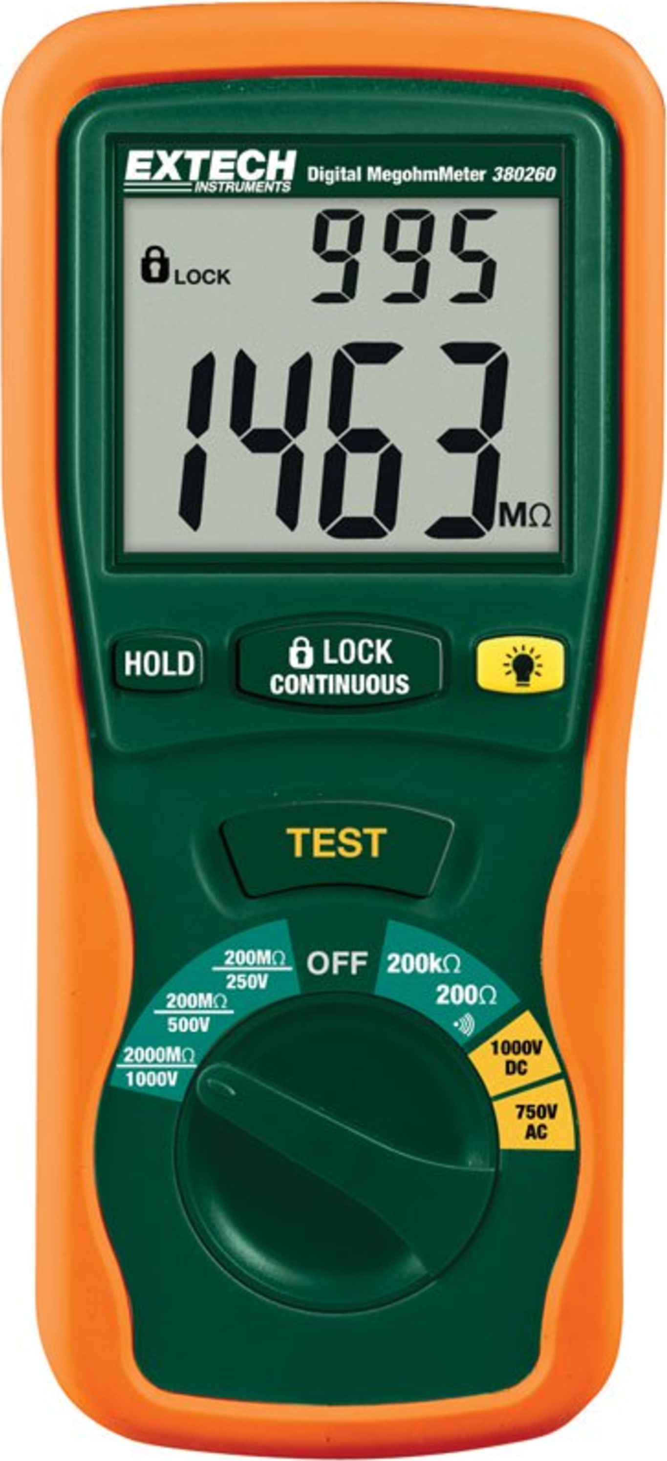 Extech 380260 Autoranging Digital Megohmmeter