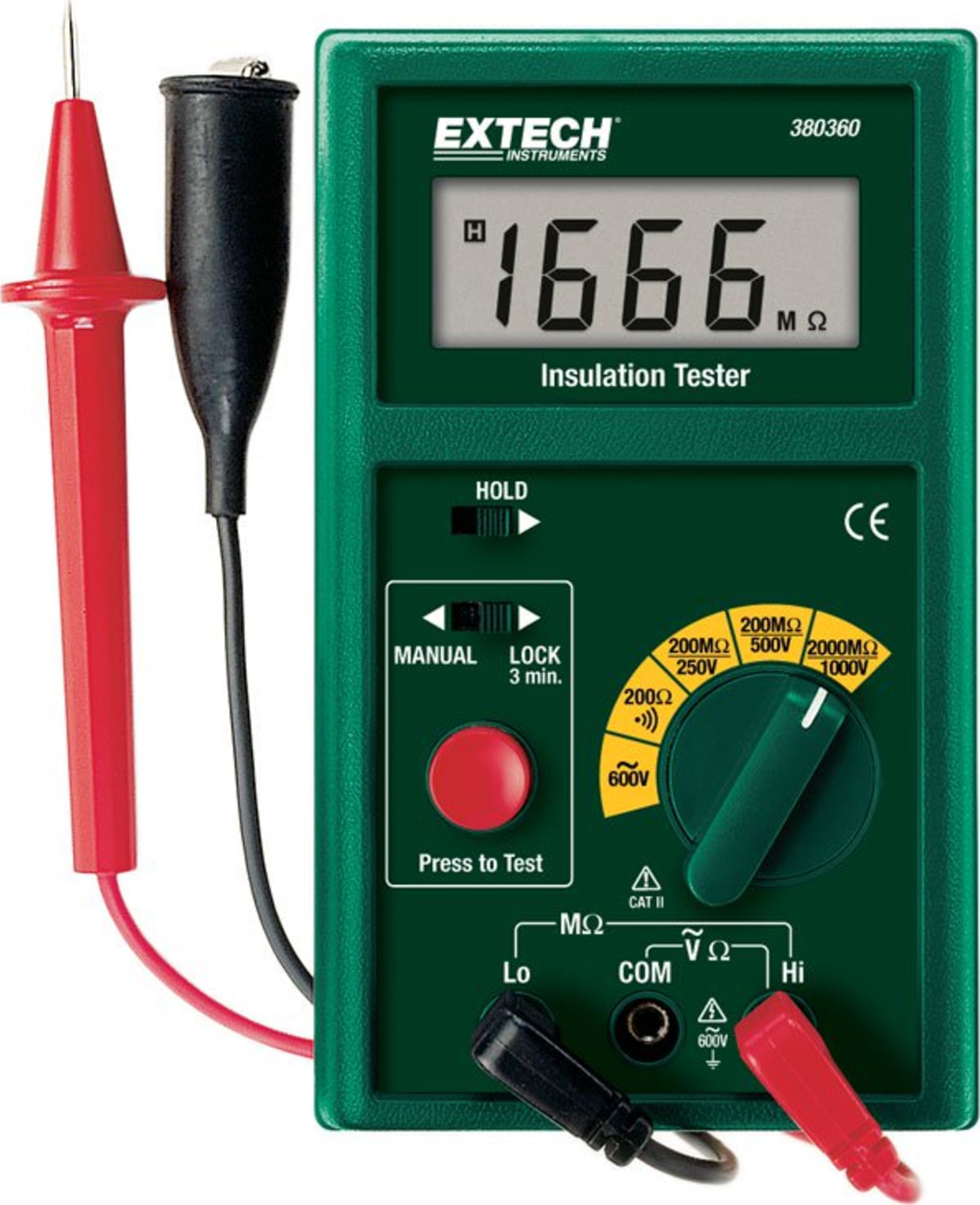 Extech 380360 Digital Megohmmeter