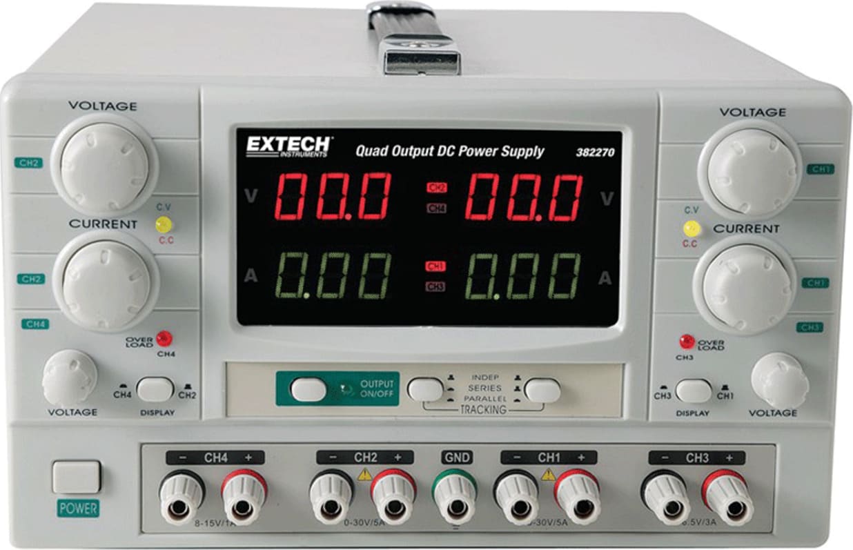 Extech 382270 Quad Output DC Power Supply