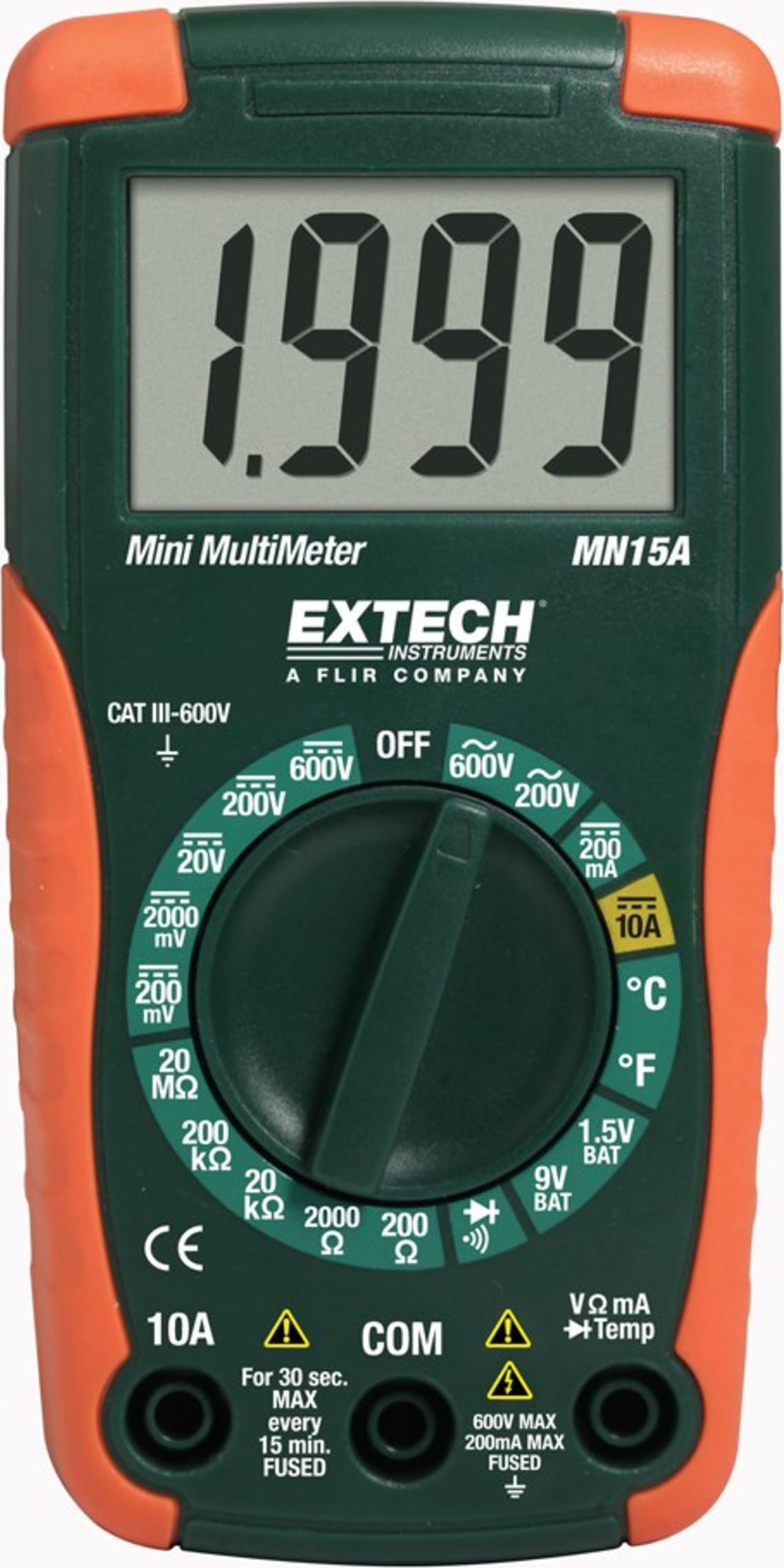 Extech MN15A Digital Mini Multimeter