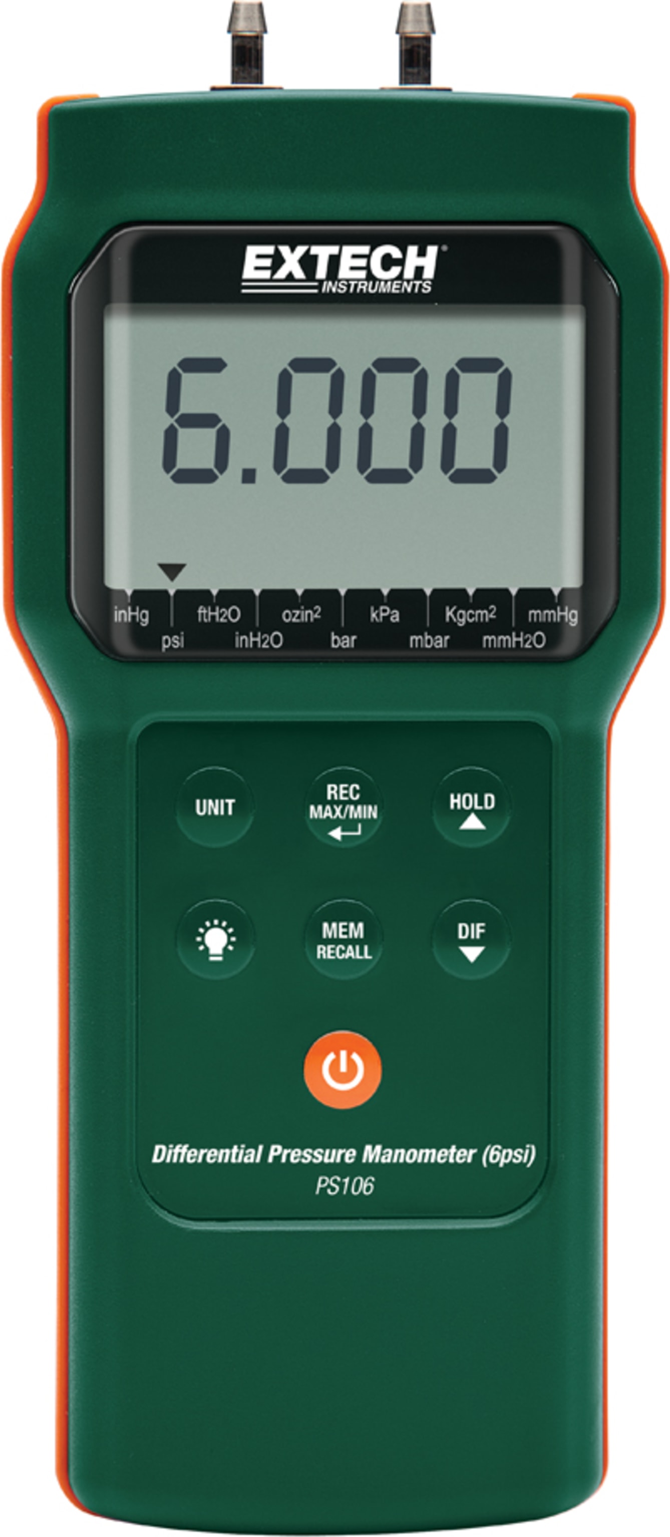 Extech PS106 Differential Pressure Manometer (6 PSI)