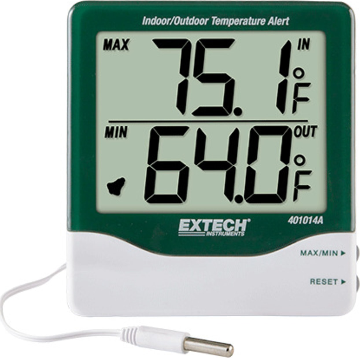 Extech 401014A - Big Digit Indoor/Outdoor Temperature Alert