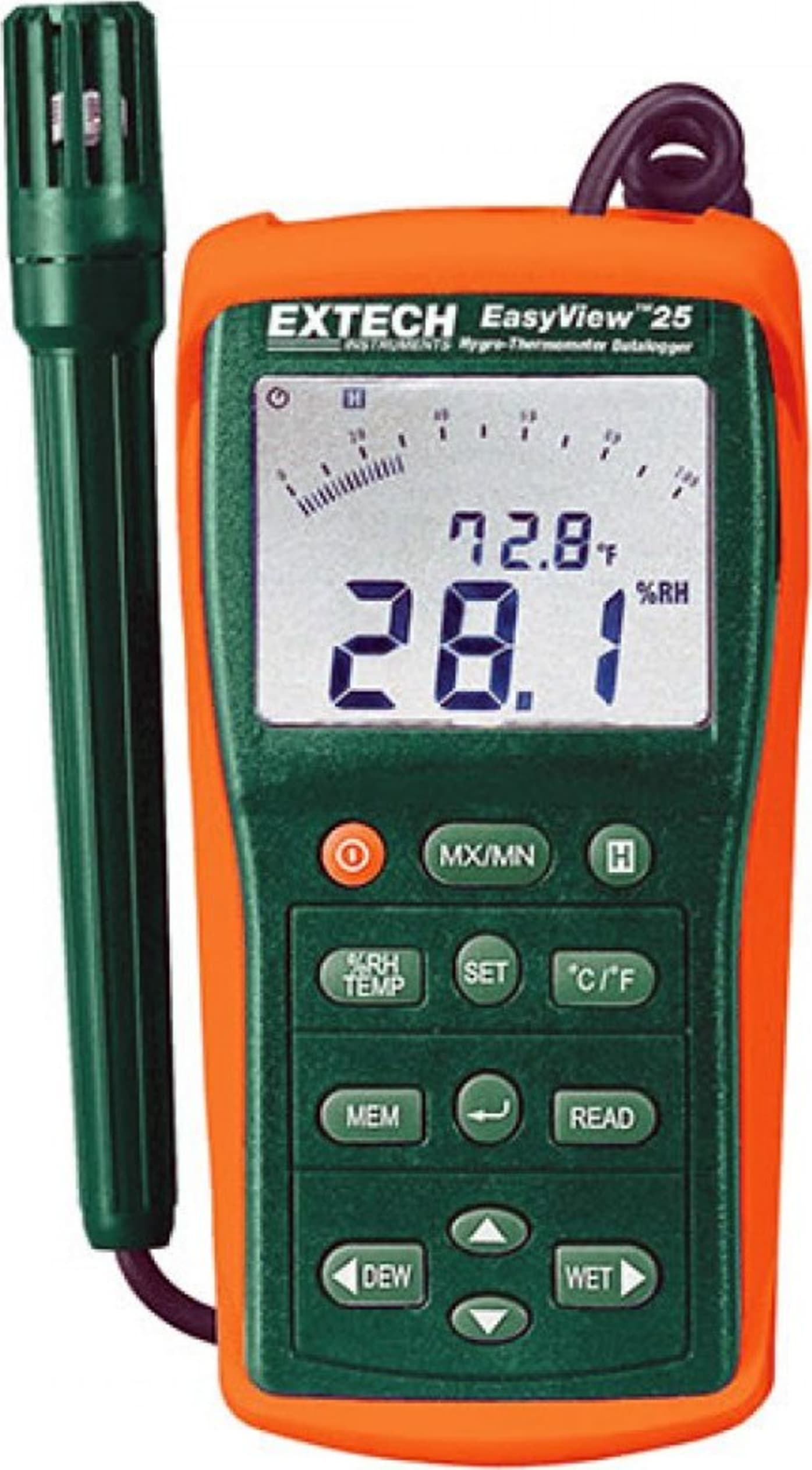 Extech EA25-NIST EasyView Hygro-Thermometer and Datalogger