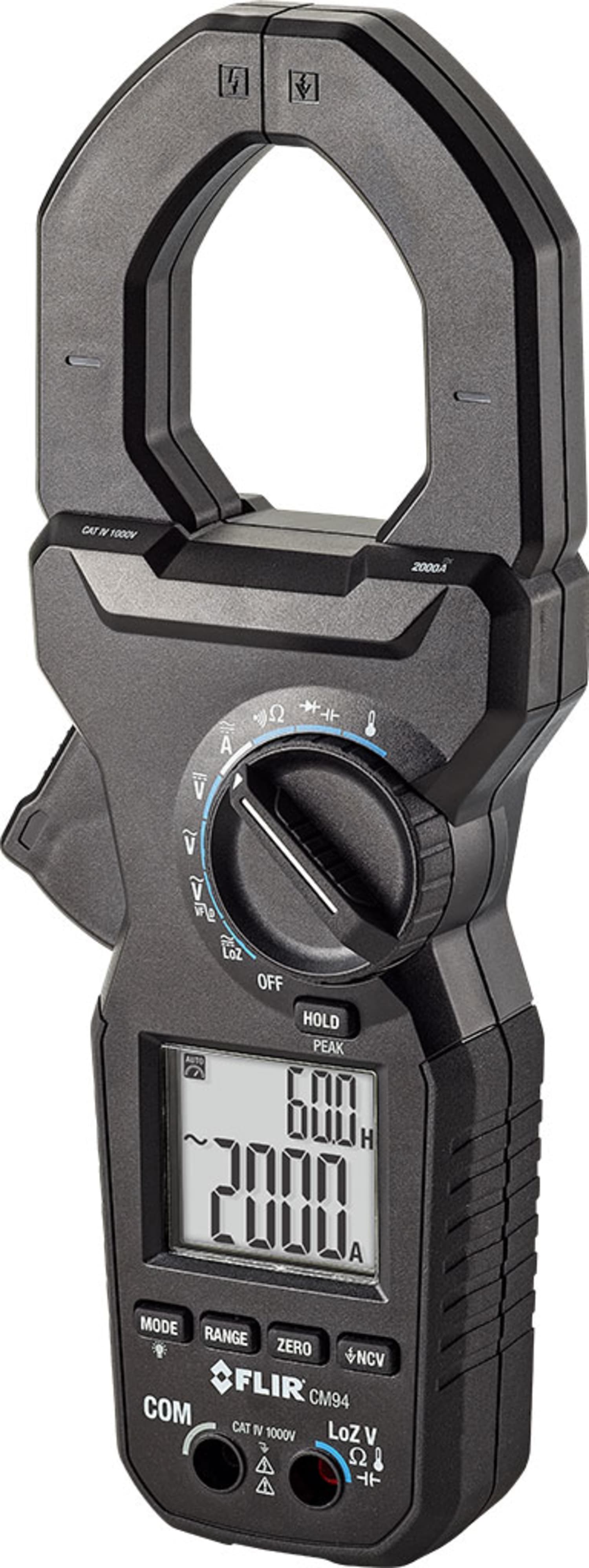 FLIR CM94 True RMS AC/DC 2000A Utility Clamp Meter