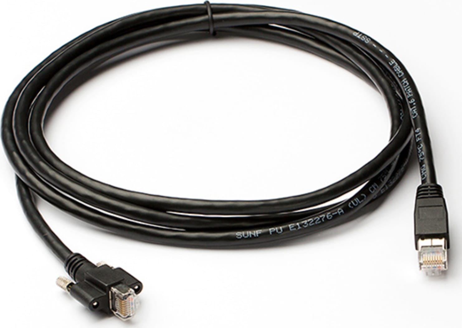 FLIR T911307ACC Ethernet cable, CAT6, 2m, 1 screw connector