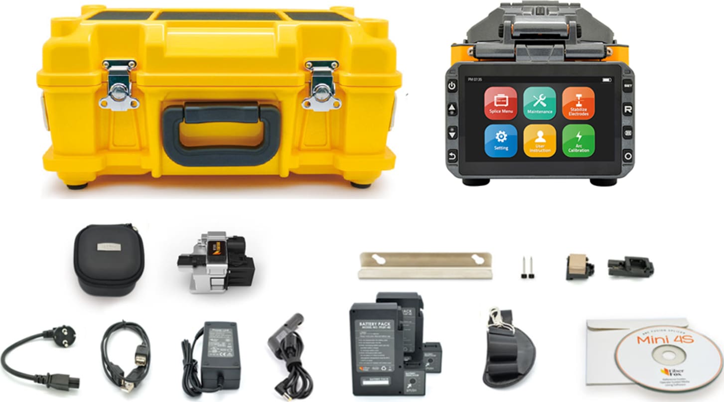 Fiberfox Mini4S-FT3X Mini4s Fusion Splicer Kit