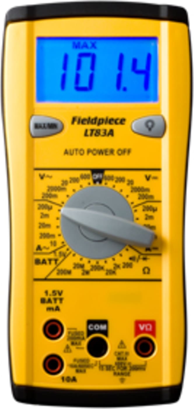 Fieldpiece LT83A Classic Style Digital Multimeter for HVAC/R