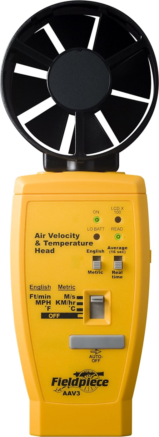 Fieldpiece AAV3 Air Velocity and Temperature Accessory Head