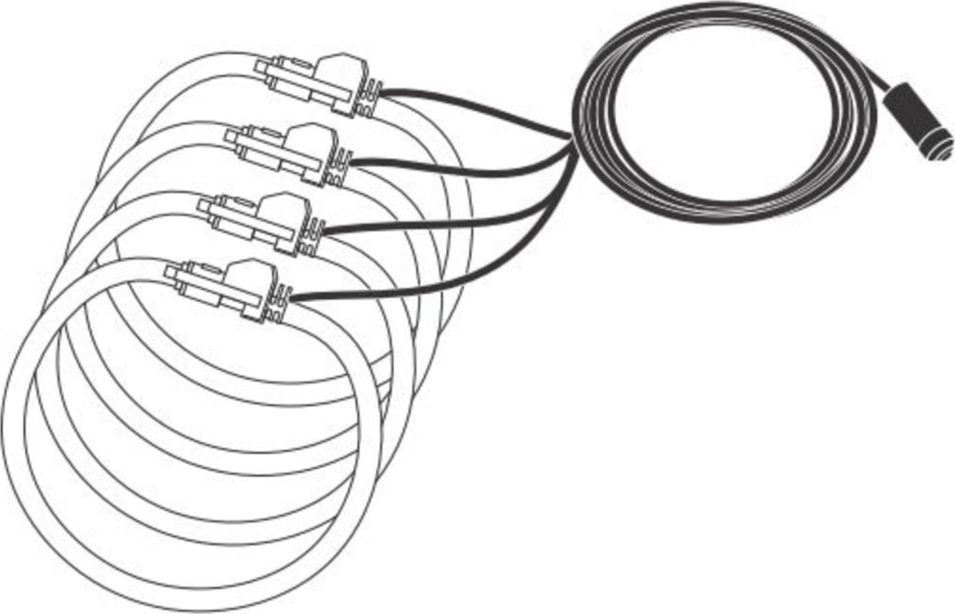 Fluke FS17XX IP65-TF3000A IP65 4-PH FLUKE 1743/4 THIN FLEXI SET