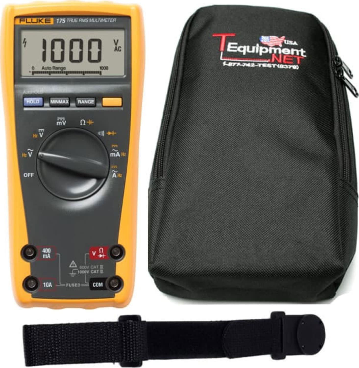 Fluke 175 PRO TE Digital Multimeter 6000 Count DMM with Soft Case and Magnetic Hanging Strap