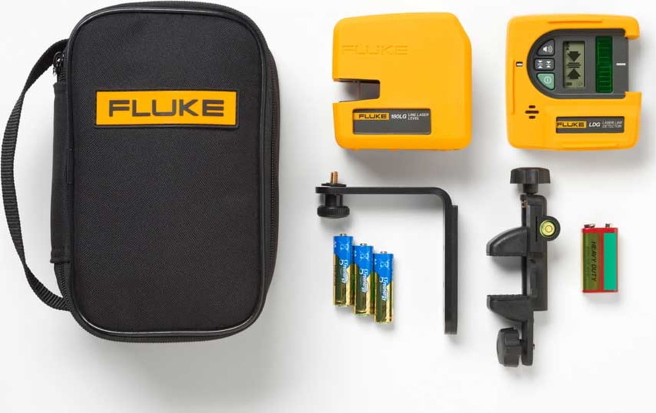 Fluke 180LG SYSTEM Green Line Laser with LDG Detector Kit
