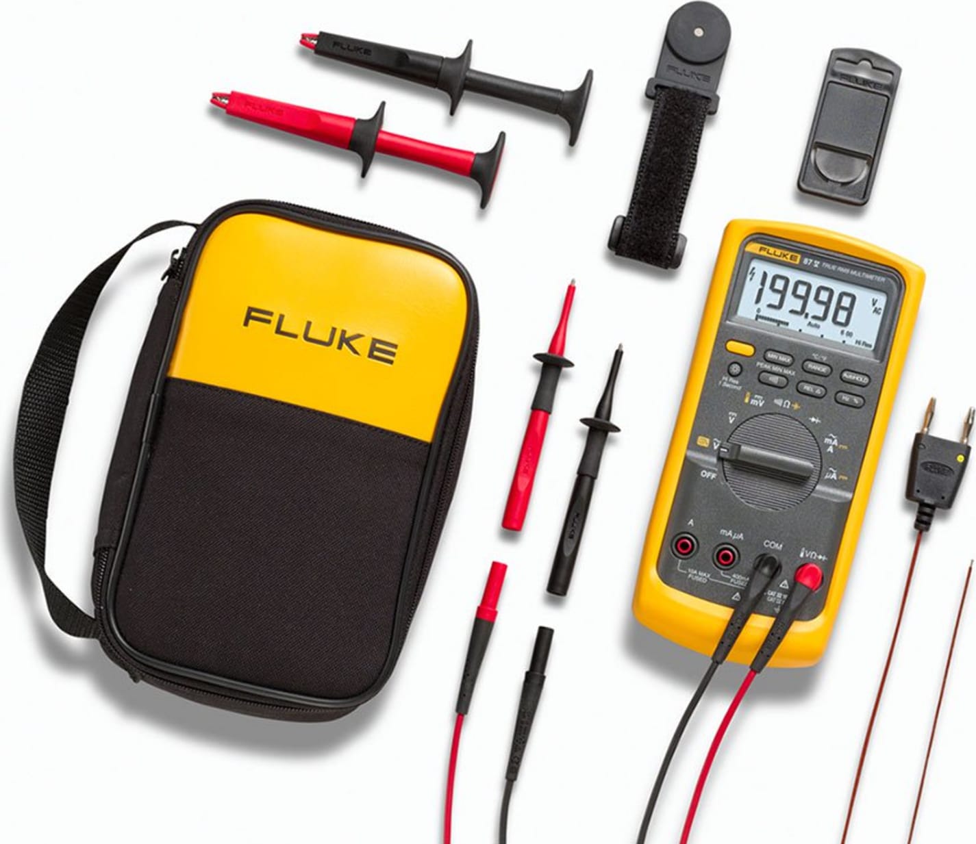 Fluke 87-5/E2 Industrial True RMS Multimeter Combo Kit