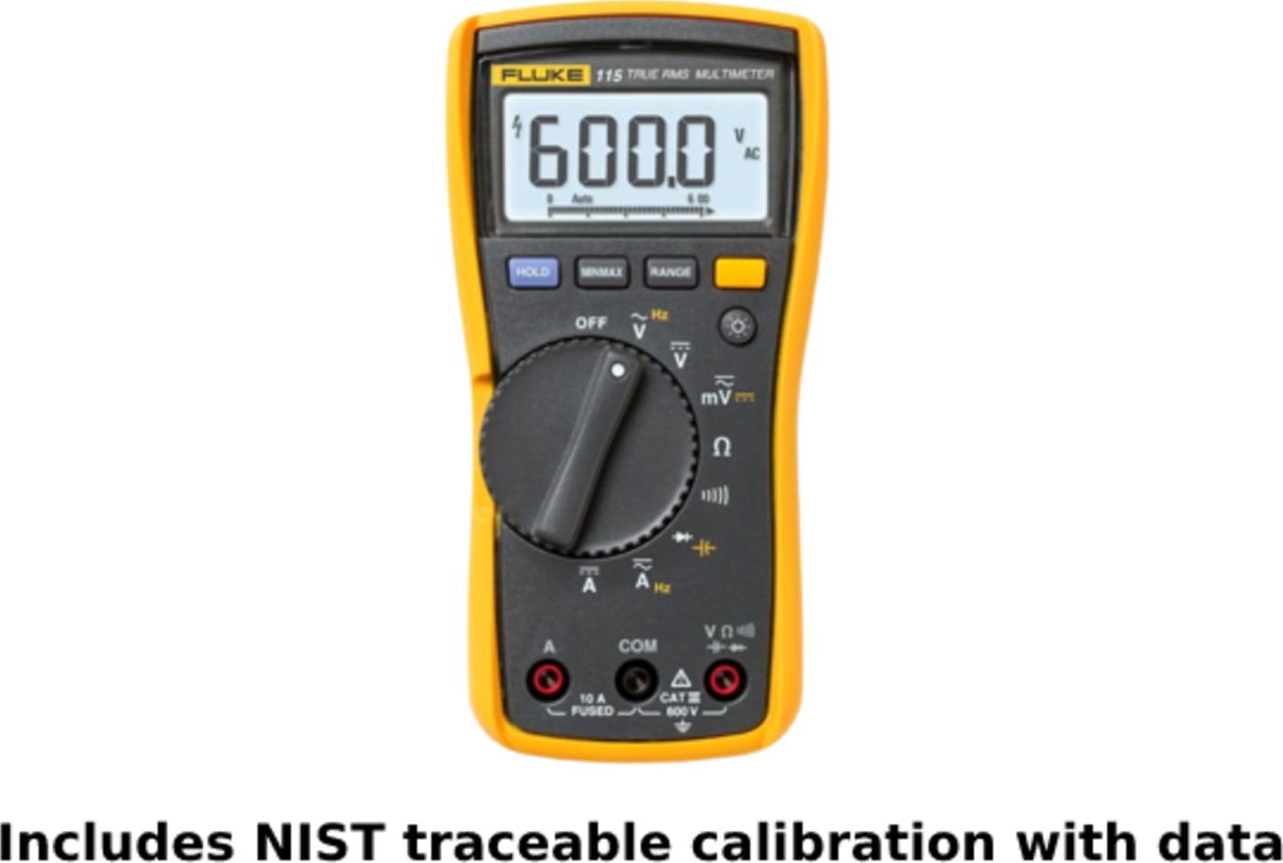 Fluke 115 CAL - Includes NIST traceable calibration with data