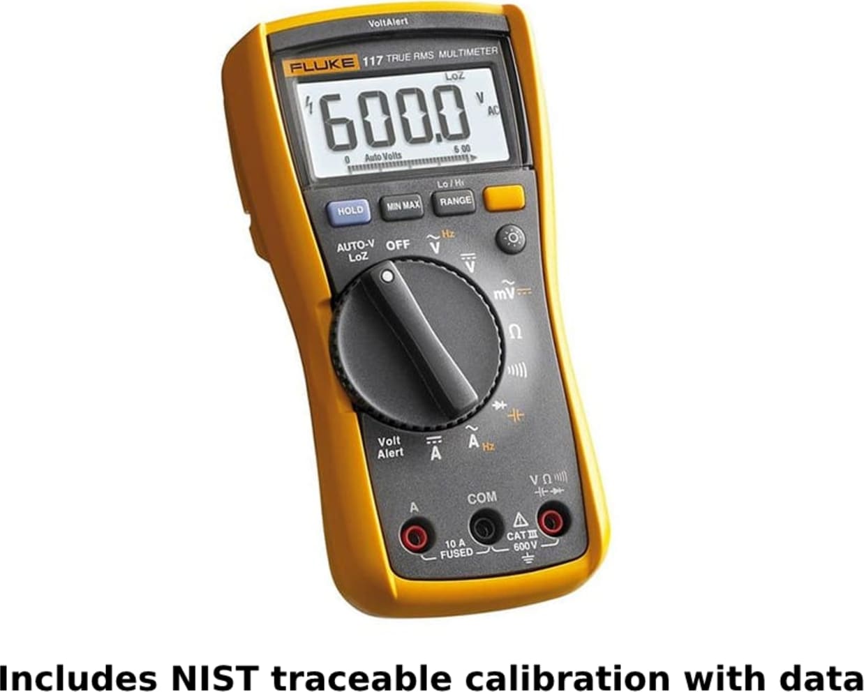 Fluke 117 - Includes NIST traceable calibration with data