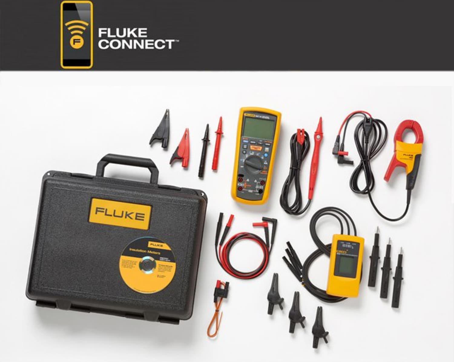 Fluke 1587/MDT FC 2-IN-1 Advanced Motor & Drive Troubleshooting Kit with 9040, I400