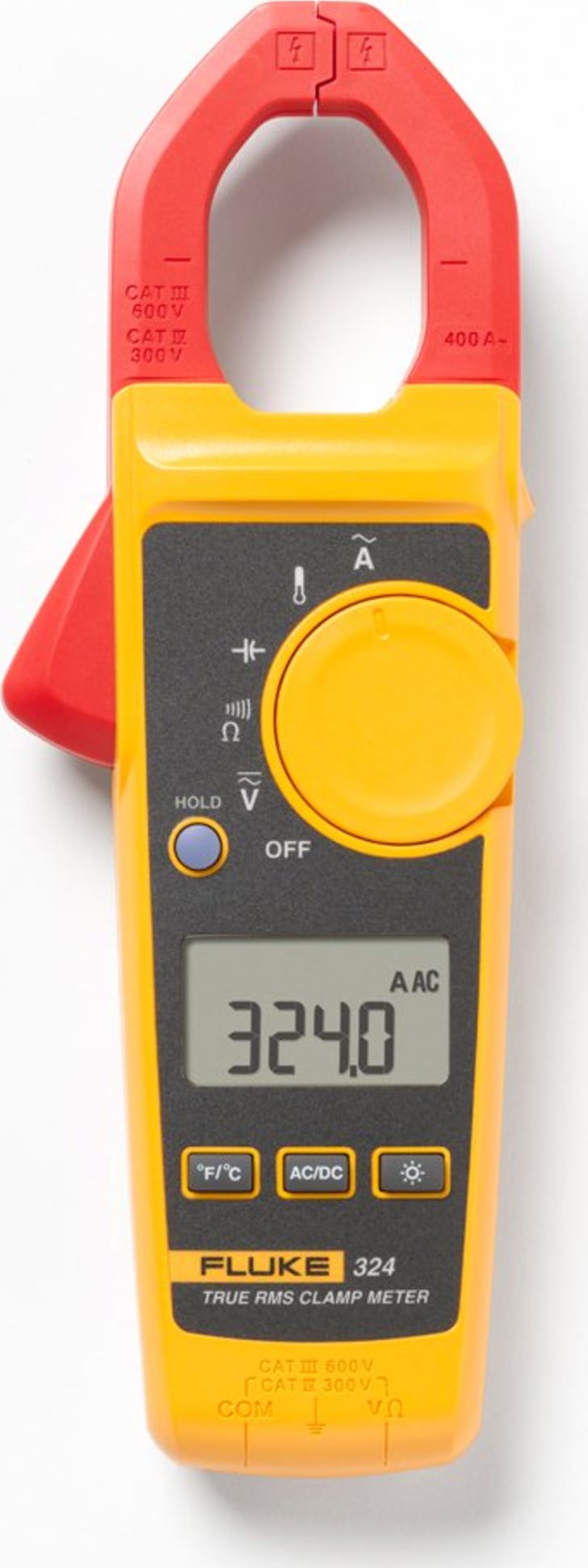 Fluke 324 400A AC TRUE RMS Clamp Meter with temp