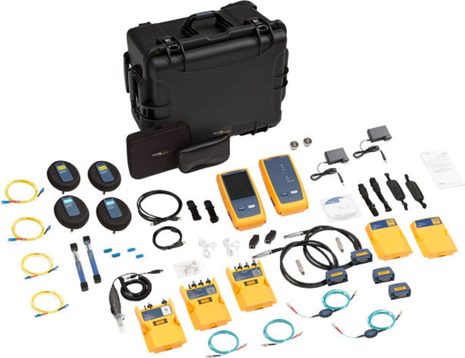 Fluke Networks DSX-8000QOI DSX-8000 with Quad OLTS, Quad OTDR and Fiber Inspection (without the WiFi Adapter)
