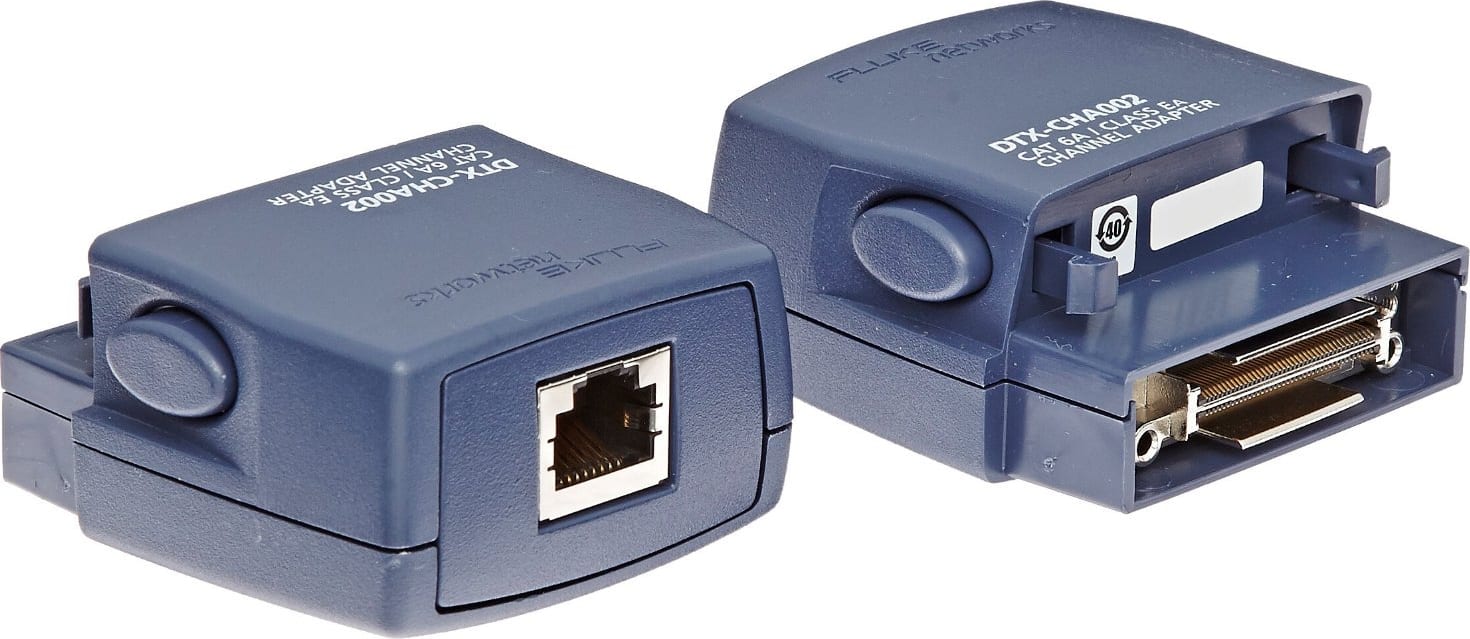 Fluke Networks DTX-CHA002S Set of CAT 6A/ Class EA Channel Adapters