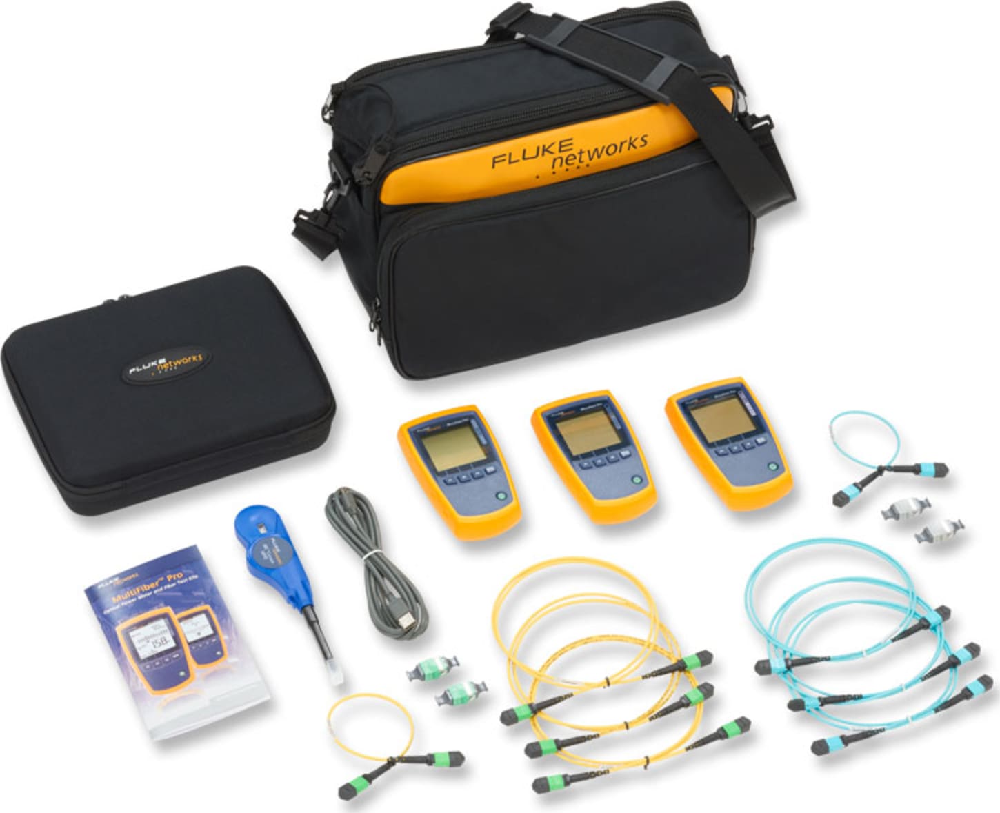 Fluke Networks MFTK-MM850-SM1550 Optical Power Meter and Fiber Test Kit