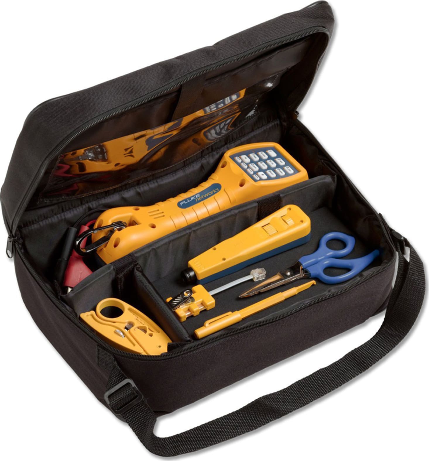 Fluke Networks 11290000 Electrical Contractor Telecom Kit Is with TS30 Test Set