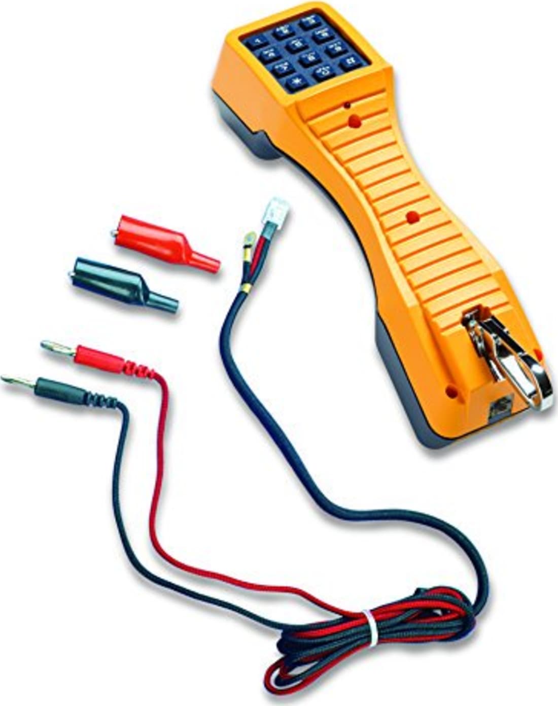 Fluke Networks 19800003 TS19 Test Set with Banana Jacks to Alligator Clips-TS19,Complete