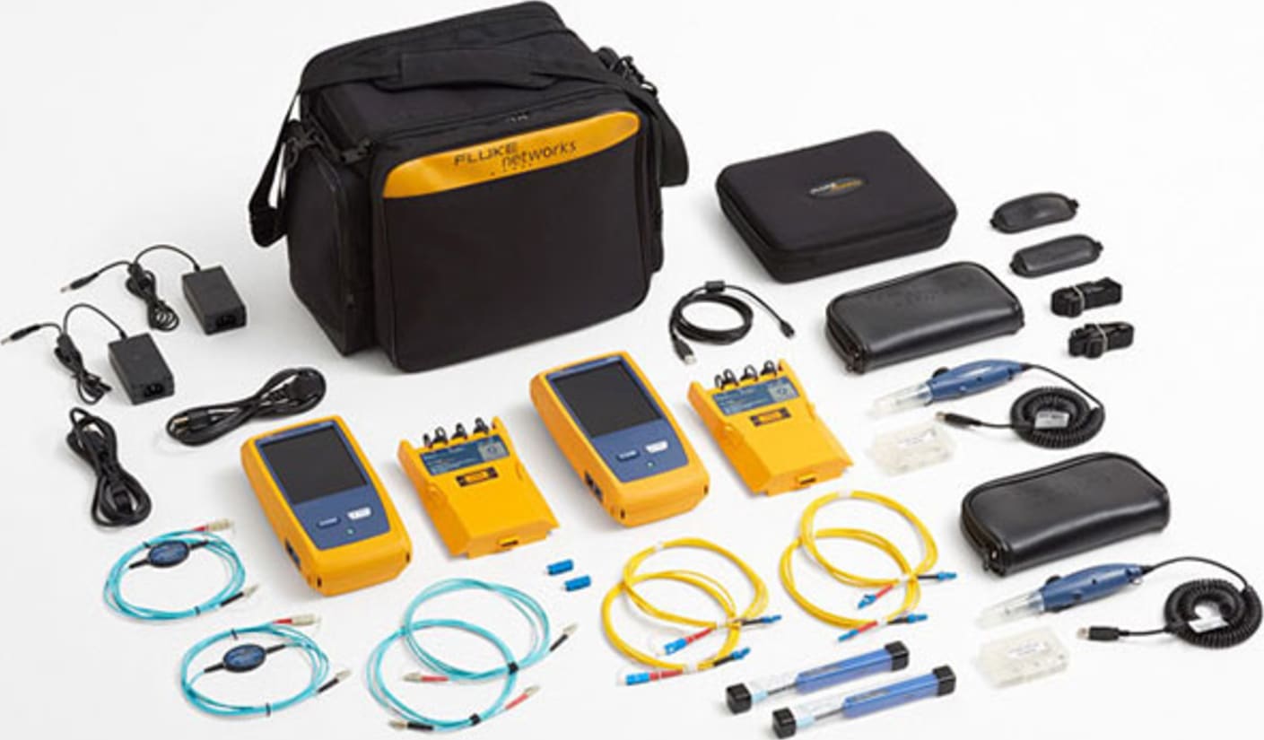 Fluke Networks CFP-100-QI-W CertiFiber PRO Quad OLTS with Double Ended Inspection and Wifi