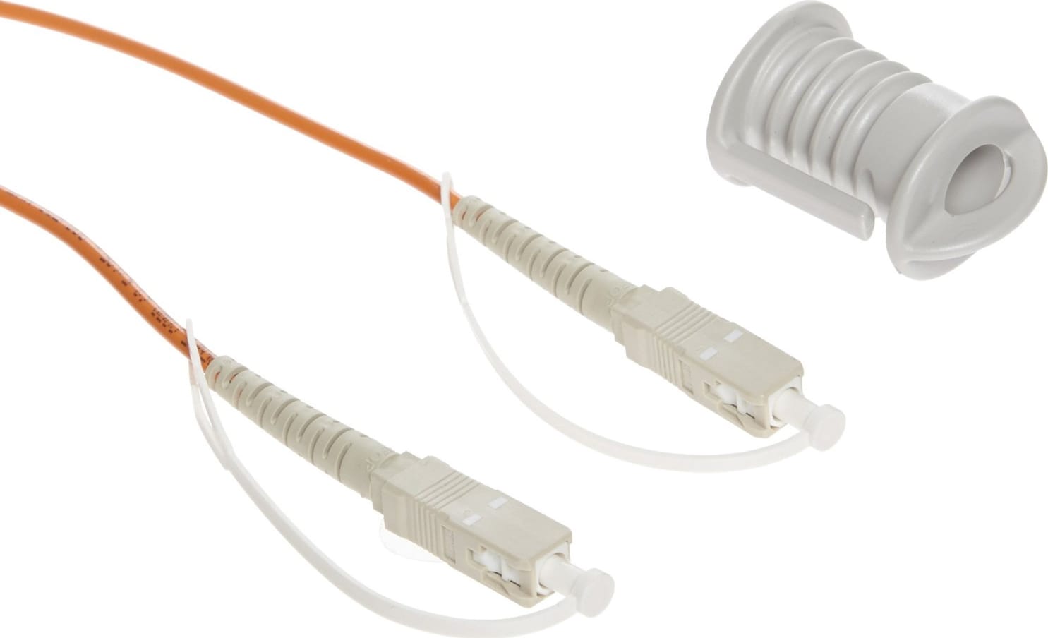 Fluke Networks NFK1-SMPLX-SC Simplex Multimode Test Reference Cord (62.5 um, 1m Cable Length, SC/SC), (Set of 2)