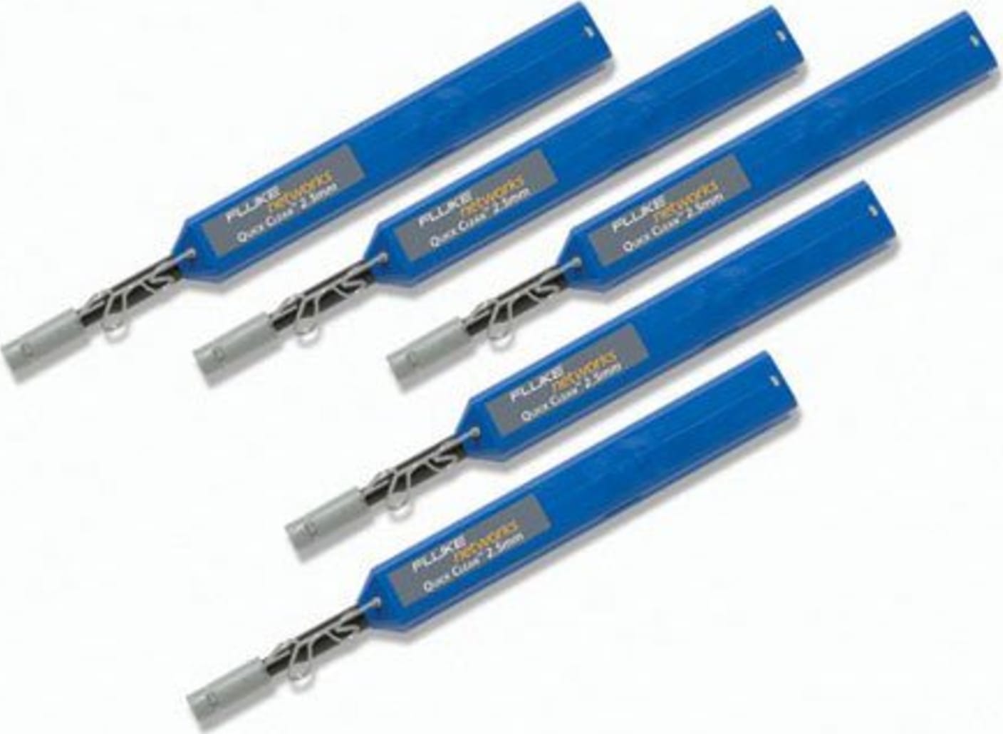 Fluke Networks QuickClean-2.5-5P Quick Clean Cleaner 2.5 mm Fiber - SC, ST, FC, E2000, 5 Pack