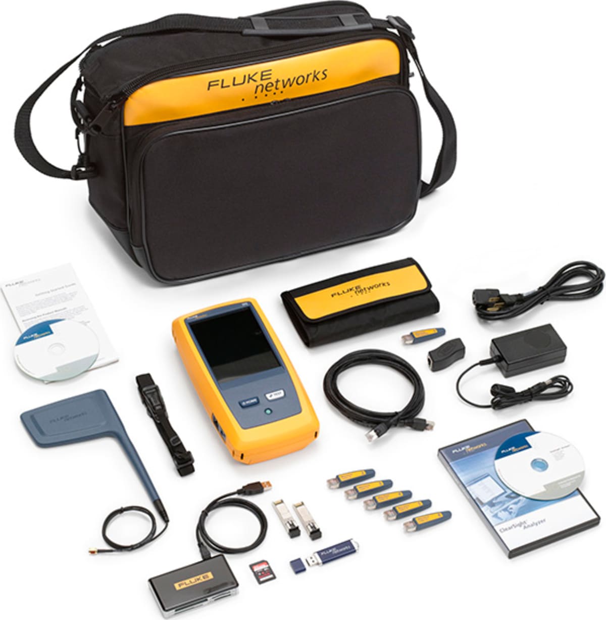 OneTouch AT G2 Ethernet/Wi-Fi Tester with ClearSight Analyzer PC Software