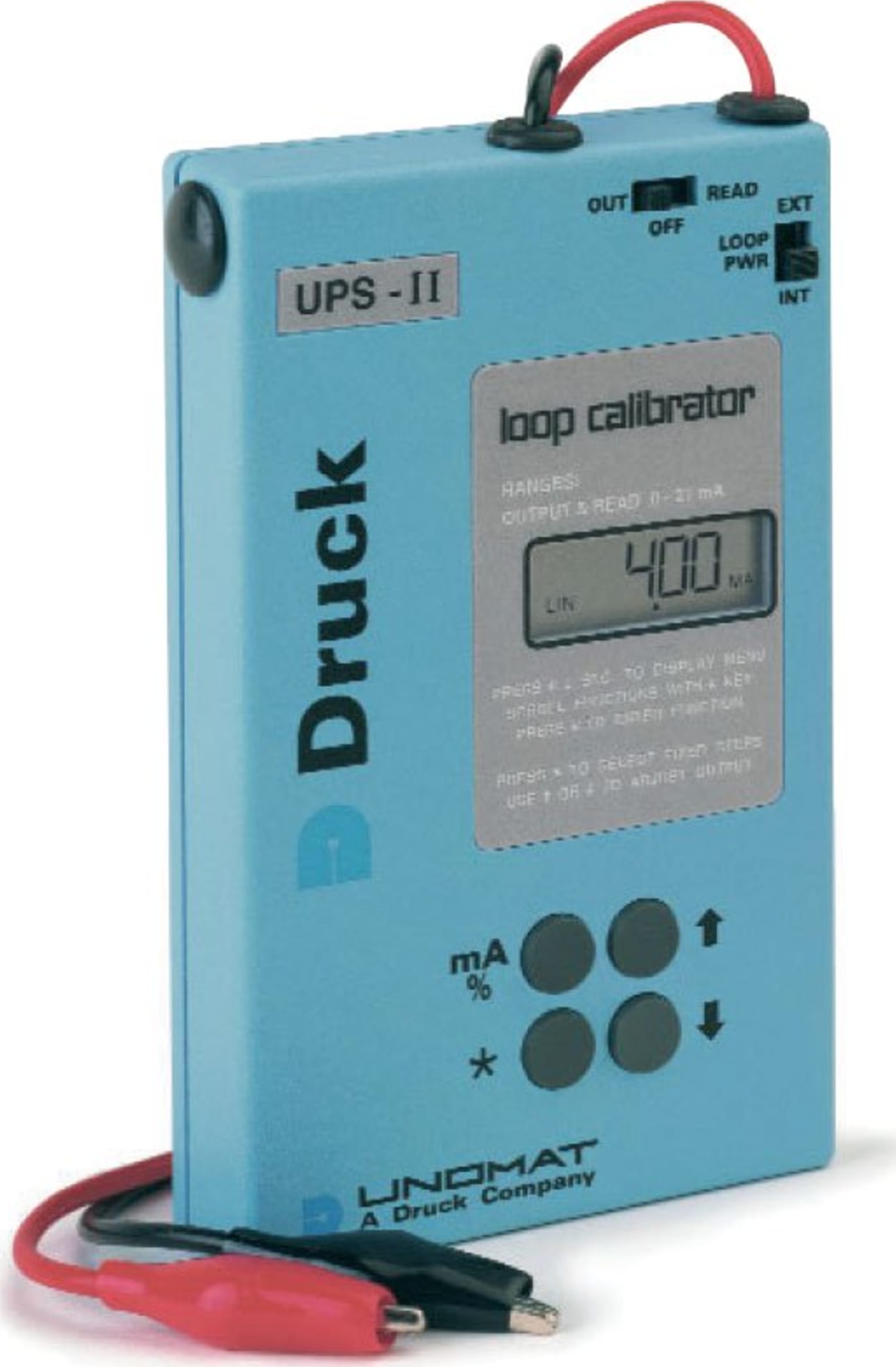 GE Druck UPS-II Smart Loop Milliamp Calibrator