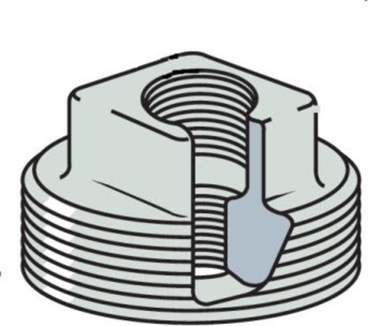 GEMS Sensors 26033 Mounting Plug