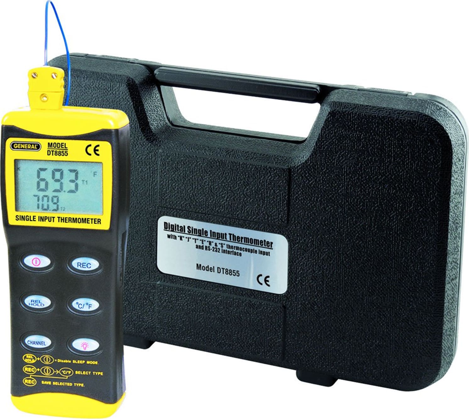 General Tools DT8855 One-Channel Types Thermocouple Thermometer