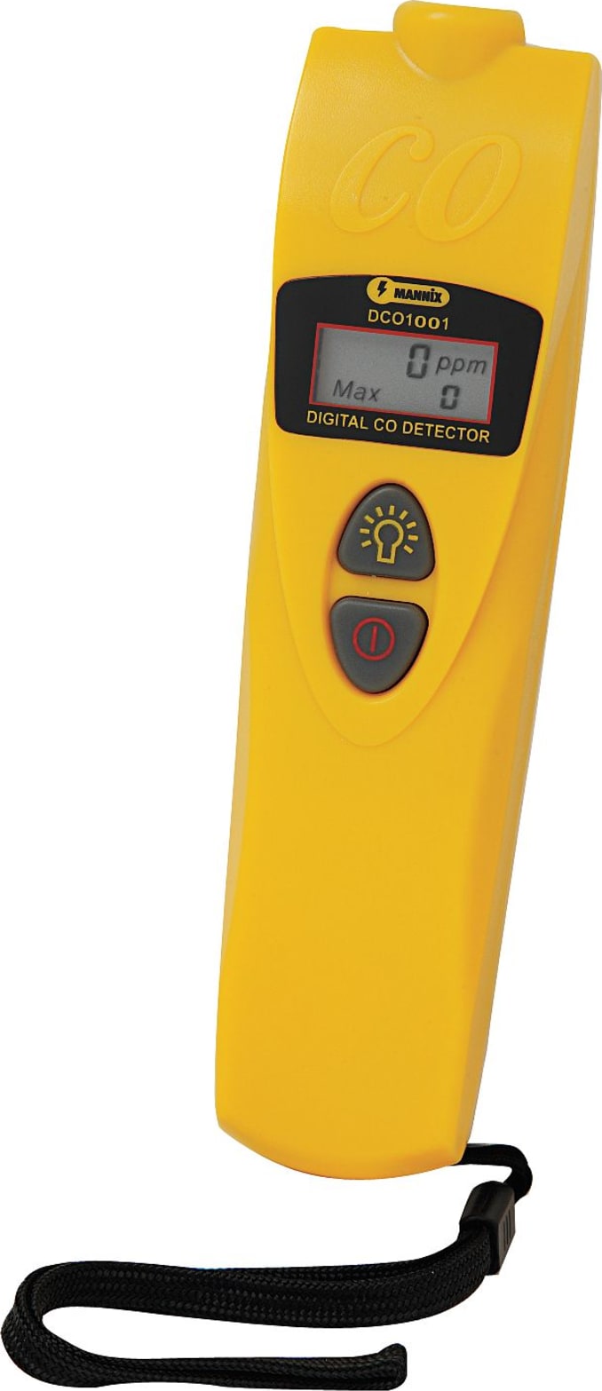General DCO1001 Digital CO Detector With Auto Zero